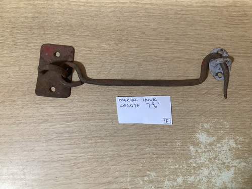 Antique wrought iron - hook, and
