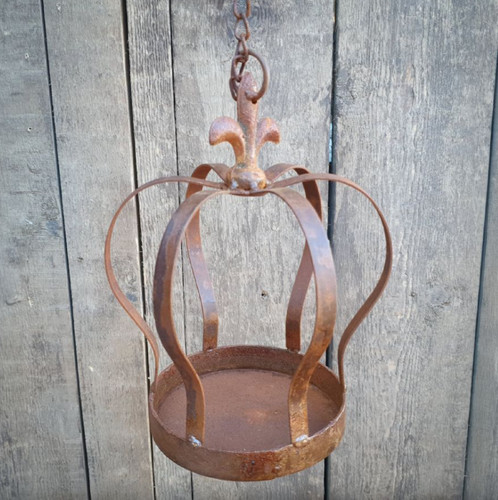 Rusty wrought iron - rusty, bird
