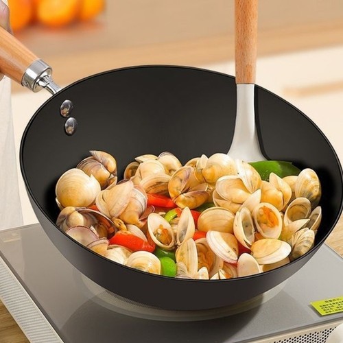 Single serving cast - single, wok
