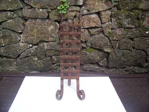 Vintage rusty hand forged - hand,