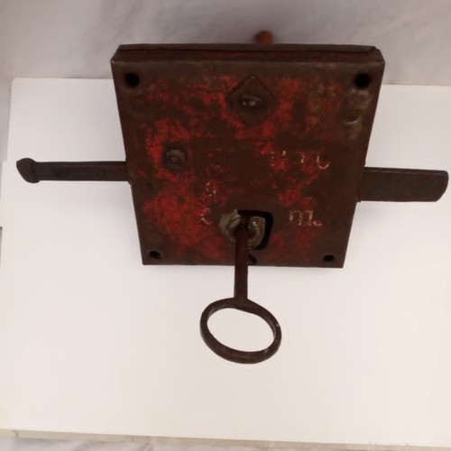 Antique large latch door - latch,