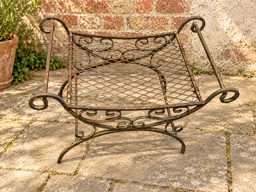 Vintage wrought iron garden - vintage,