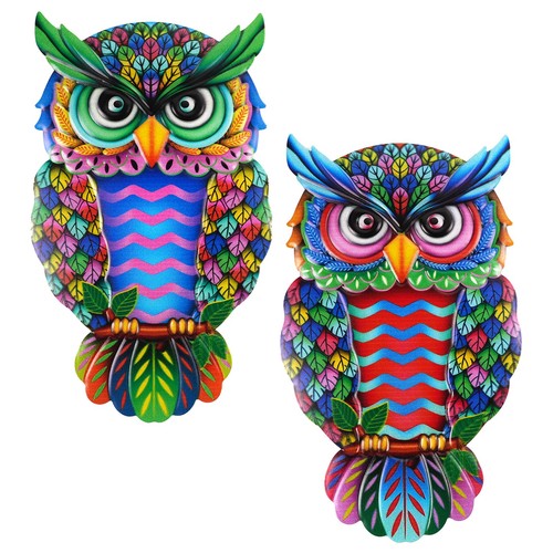 Pcs wrought iron owl - pcs,