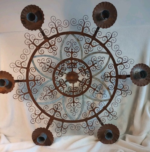 Large vtg hand made wrought - vtg,