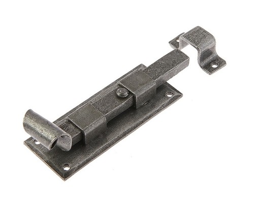 Straight door bolt - , dark