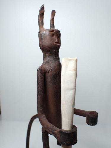 Wrought iron figure - iron, mali