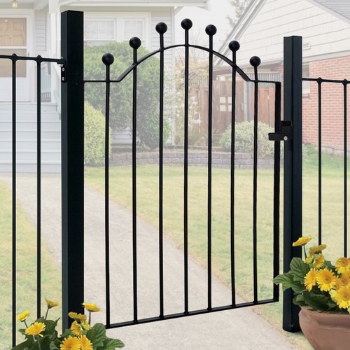 Garden gate wrought iron - garden,