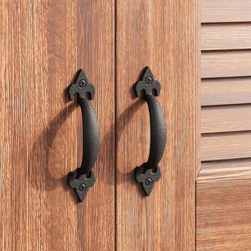 Black wrought iron - iron, cabinet