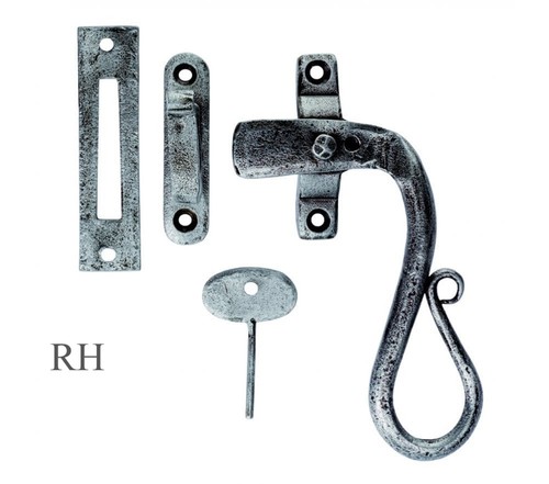 Security window latch - , rh