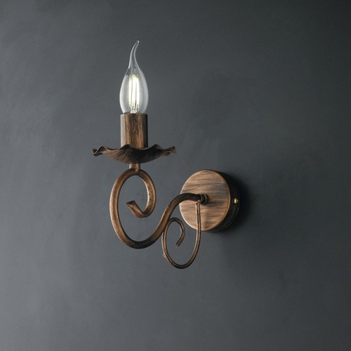 Wall sconce wrought - wall, iron