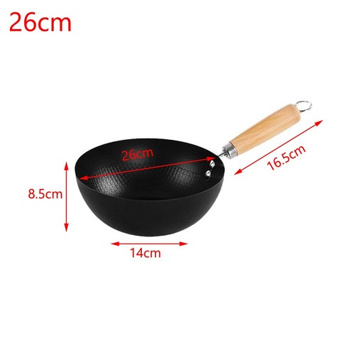 28cm cast iron wok - wok, rust