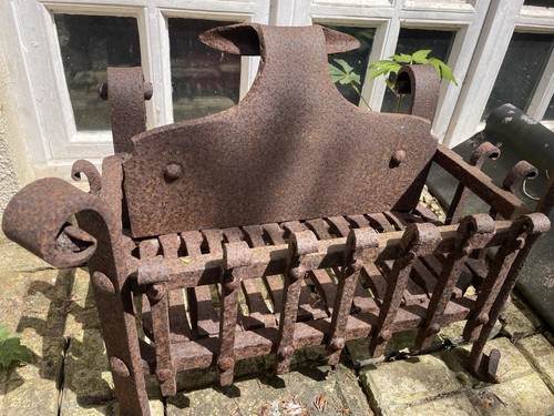 Wrought iron fire - wrought, in