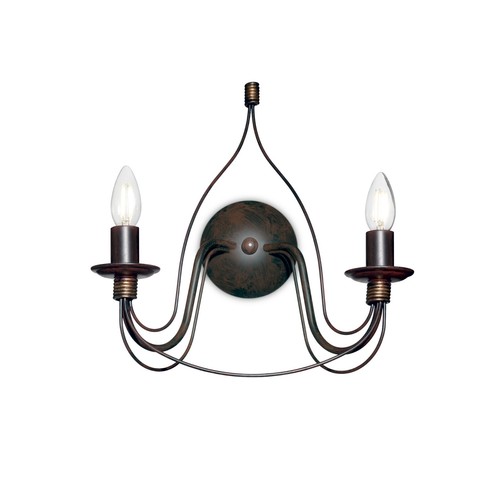 Classic light wrought iron - 2-light,